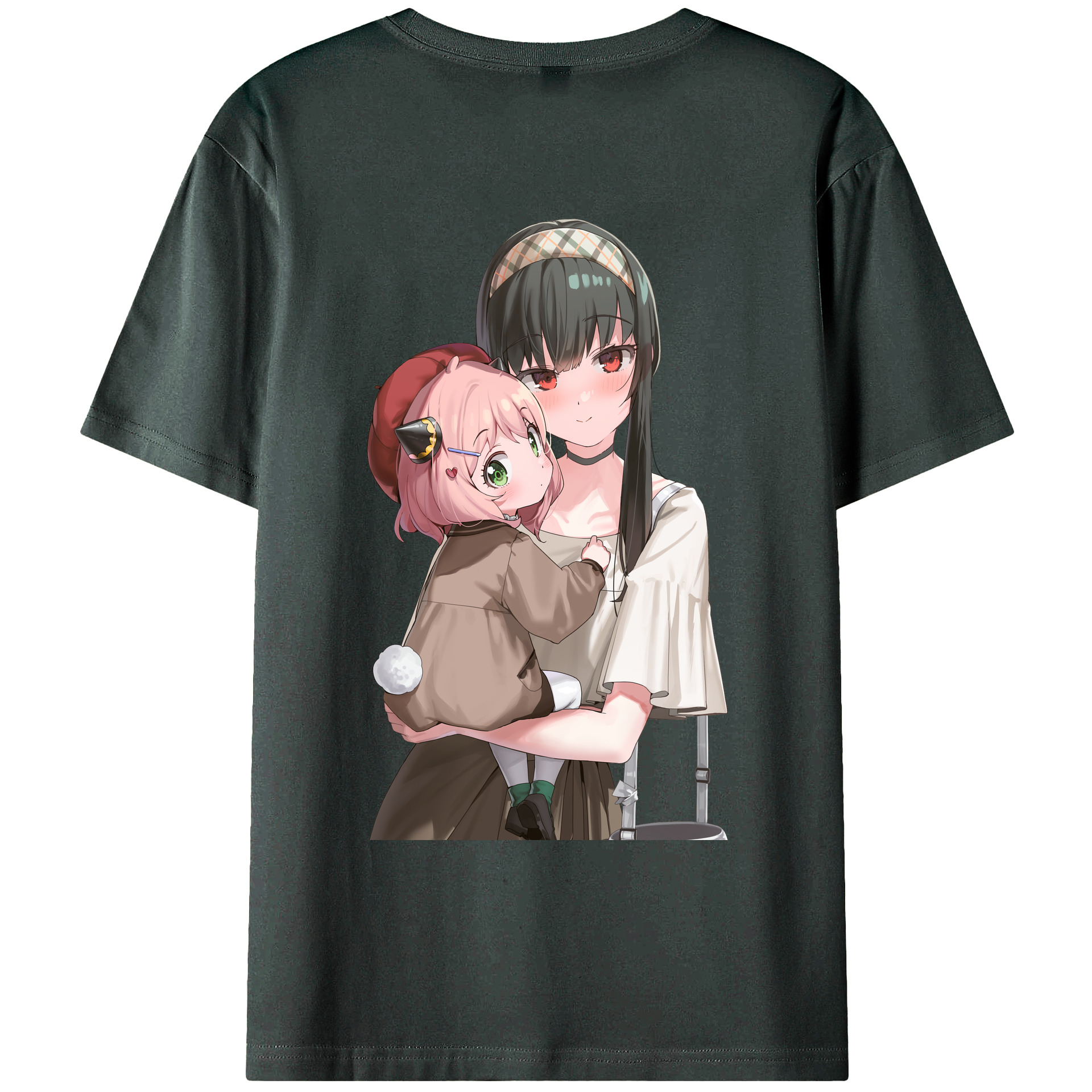 （画像用） SPY×FAMILY间谍家家酒 綿100％ メンズ半袖Tシャツ（バックプリント） 通気性